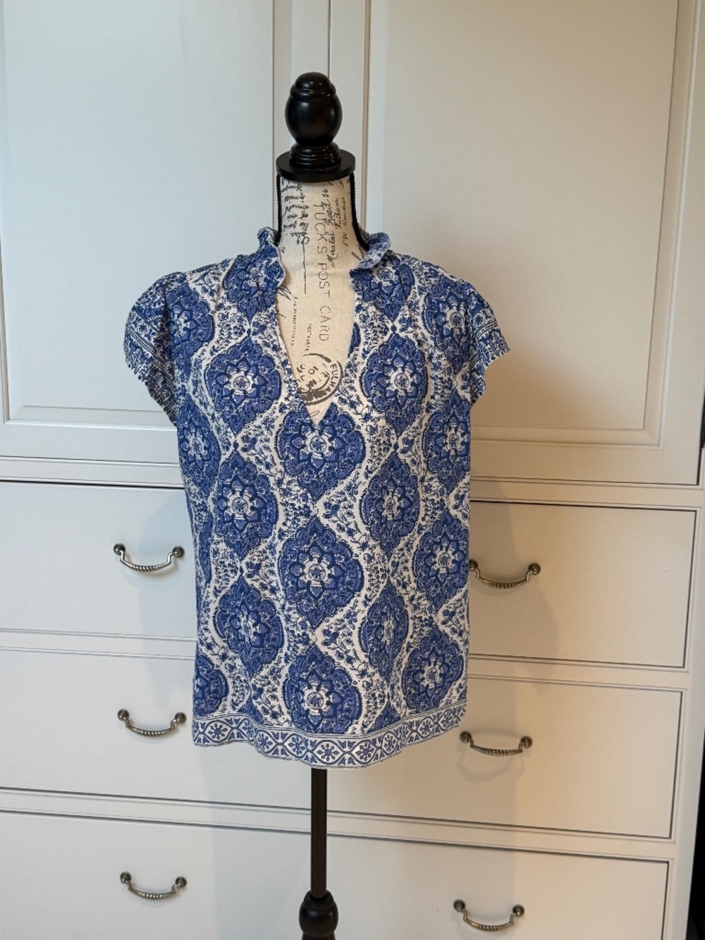 La Plage cotton blouse size medium